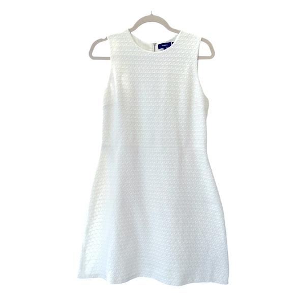 Theory Raneid Texture Sleeveless White Dress- Size 10 - Picture 1 of 10